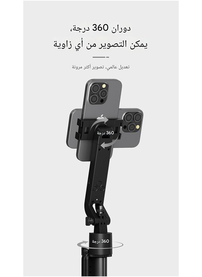 Neewer - NEEWER New AI Cloud Eye Intelligent Face Follow-up Pan Head 360 Degree Rotating Mobile Phone Selfie Stick Telescopic Portable Live and Photo Artifact Bluetooth Tripod Floor Shooting Bracket - Image 1