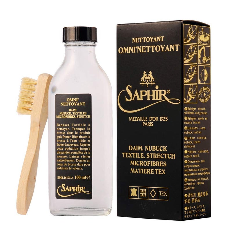 SAPHIR Medaille dâ€™Or Omniâ€™Nettoyant - Nubuck & Suede Cleaner Shoe Shampoo