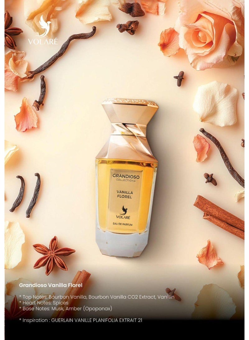 فولاري عطر جرانديوسو كوليكشن فانيليا فلوريل او دي برفيوم من فولاري للجنسين - 100 مل - Image 3
