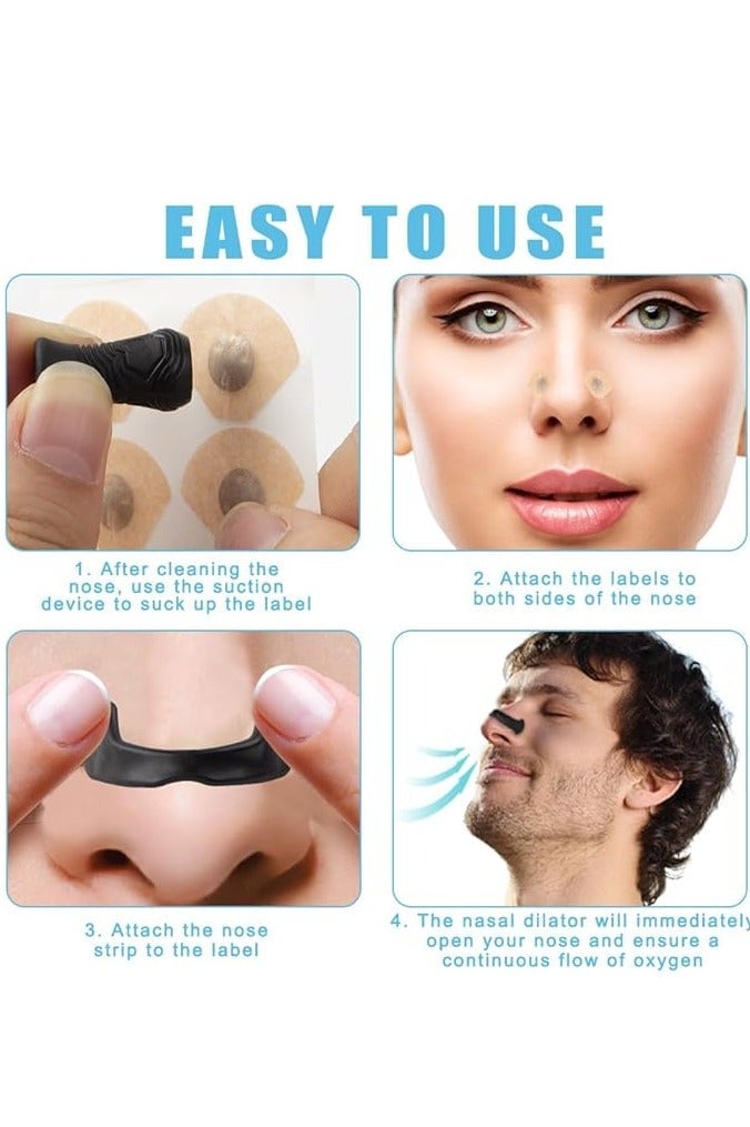 Pack of 45 Anti Snoring Nasal Strips, Safe Better Breathing - Image 3