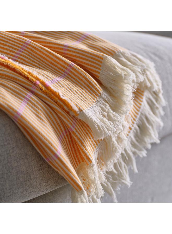 erorex Throw, bright orange/pink, 130x170 cm - Image 2