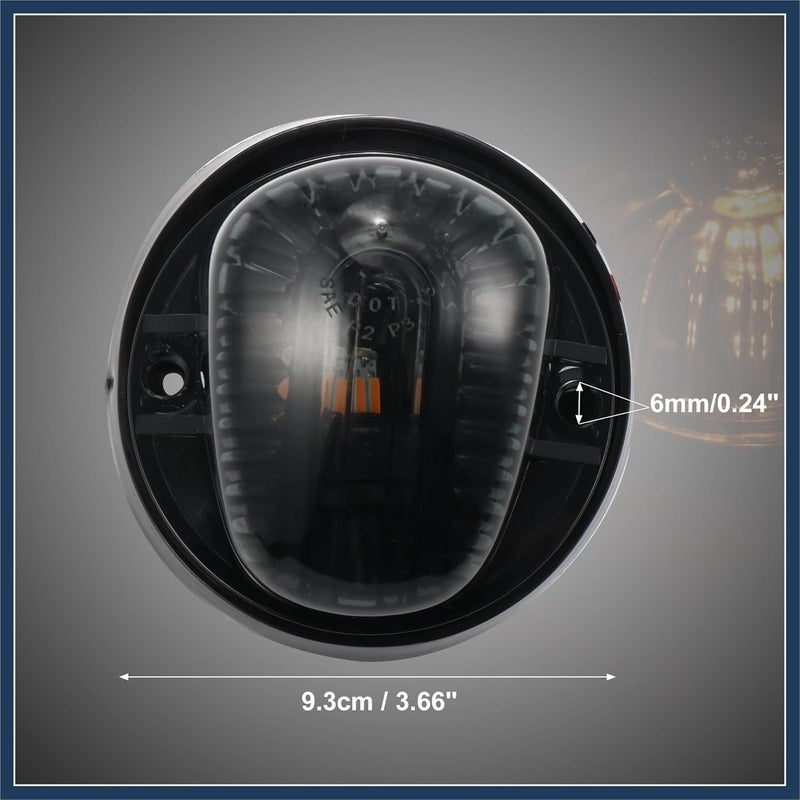 INFINAUTO 5pcs Smoked Black Cab Marker Light Set - Image 4