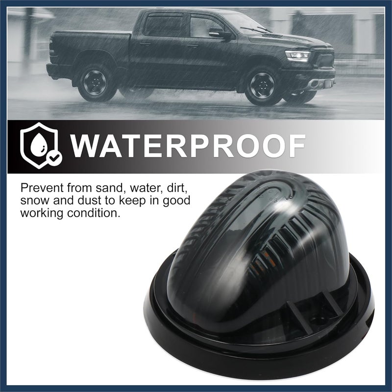 INFINAUTO 5pcs Smoked Black Cab Marker Light Set - Image 5