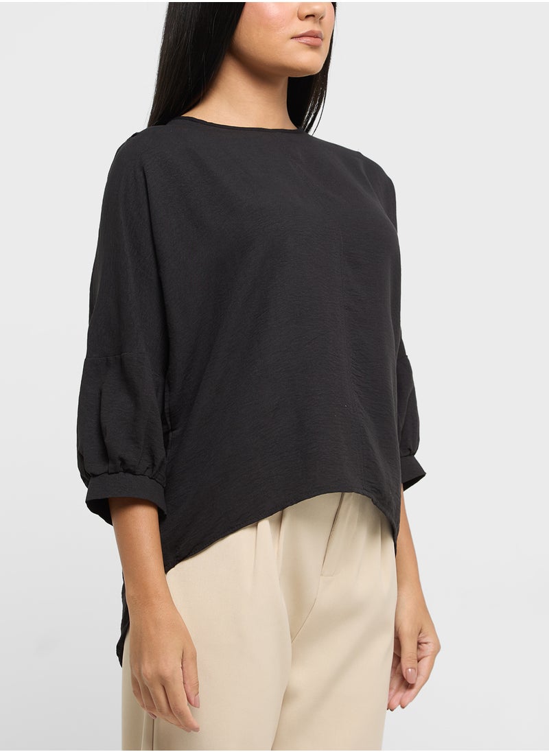 ELLA - Back Ruffle Detail T - Image 1