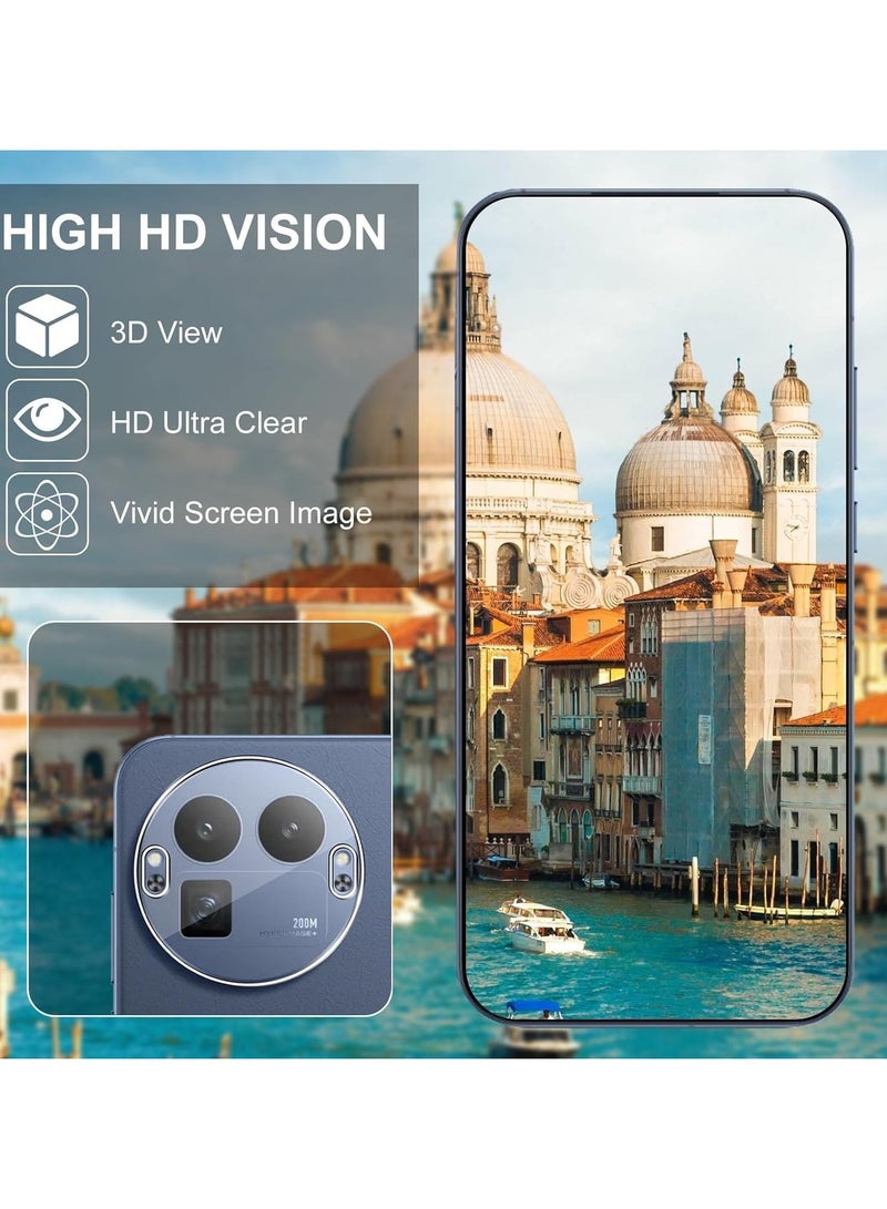 general 2+2-Piece Compatible Screen Protector Set for Realme GT8 Pro 5G Includes Camera Lens Protector Full-Coverage Tempered Glass Film High-Definition Transparent Scratch-Resistant Screen Protector - Image 4