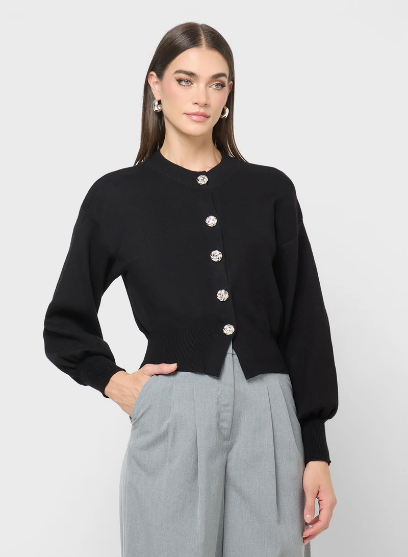 ايلا Button Down Cardigan