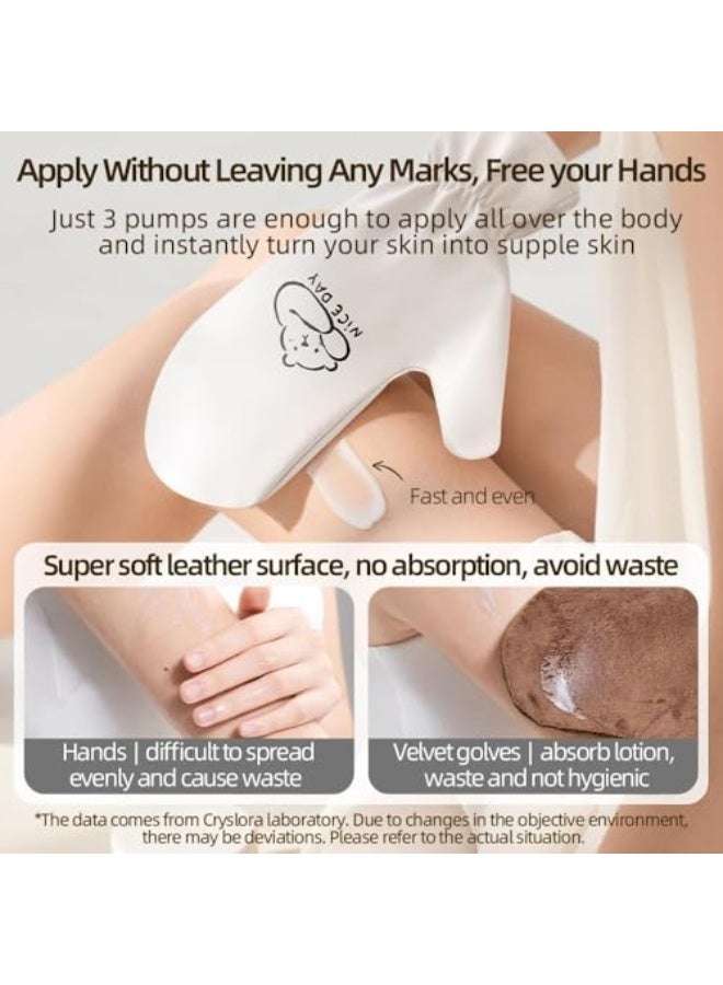 Self Tanning Applicator Mitt & Body Lotion Applicator, Reusable Non-Absorbent Glove for Even Application of Lotions, Oils, Creams, No Waste, Set of 1 - Image 2