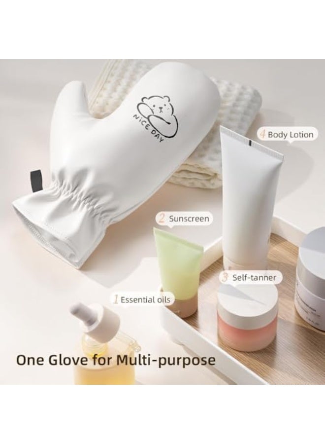 Self Tanning Applicator Mitt & Body Lotion Applicator, Reusable Non-Absorbent Glove for Even Application of Lotions, Oils, Creams, No Waste, Set of 1 - Image 4