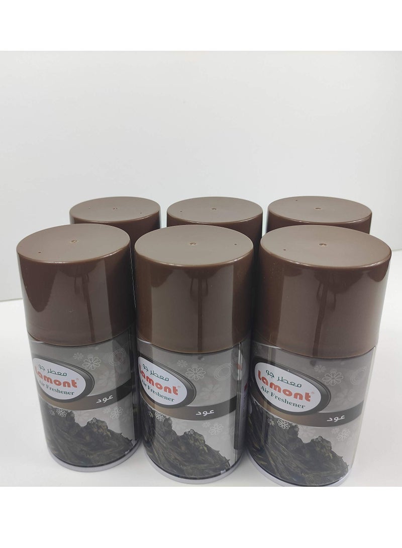 لامونت معطر بخاخ لامونت 6 قطع (عود, 250 مل)