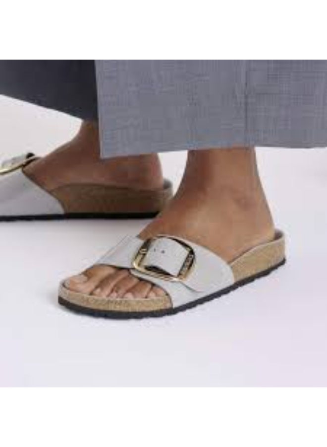 Birkenstock Catalina Cushion Buckle graceful pearl white - Image 3