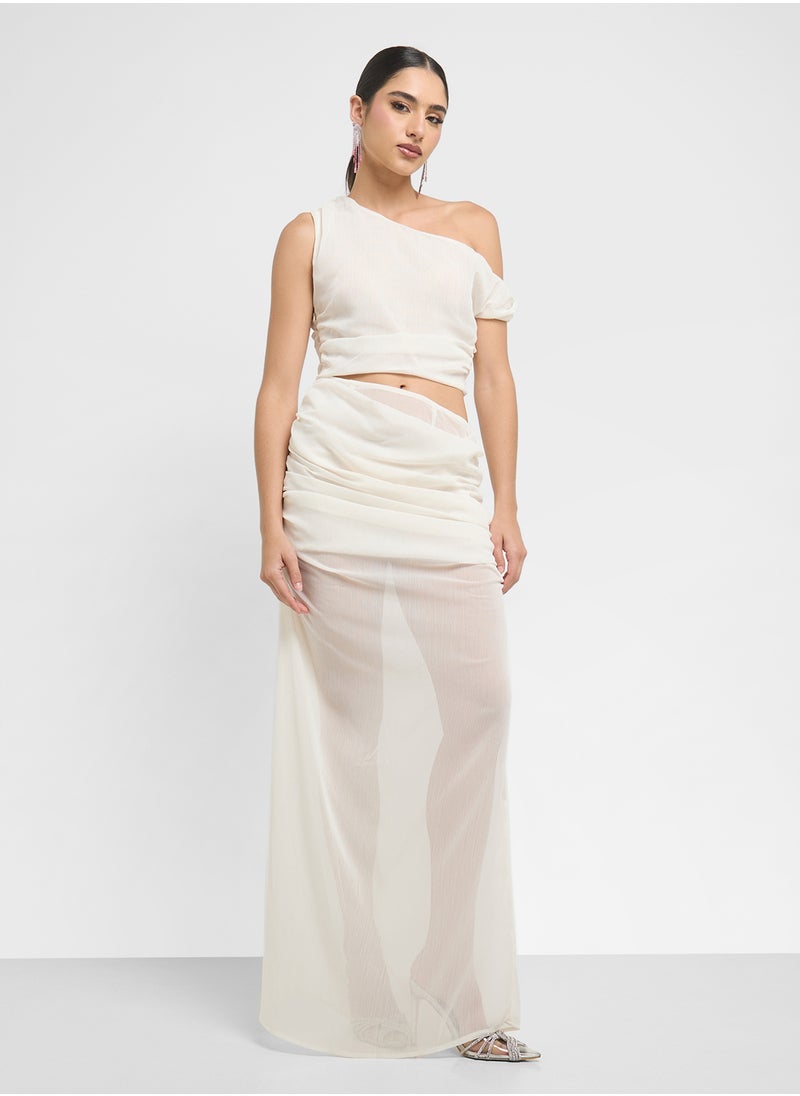 SNDYS Cut Out Detailed Kille Maxi Dress  - Image 1