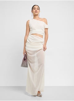 SNDYS Cut Out Detailed Kille Maxi Dress  - Image 4