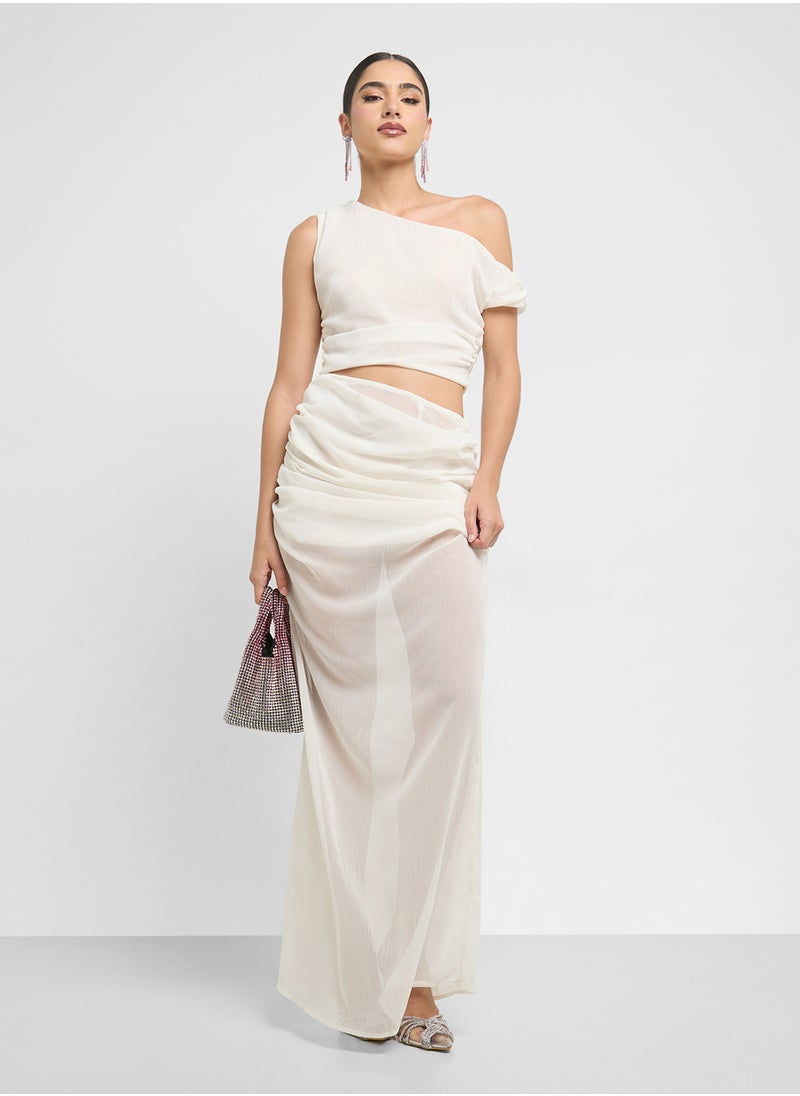 SNDYS Cut Out Detailed Kille Maxi Dress  - Image 4