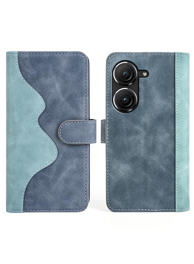 S-TOP Case For Asus Zenfone 9 Stitching Horizontal Flip Leather Phone Case - Image 1