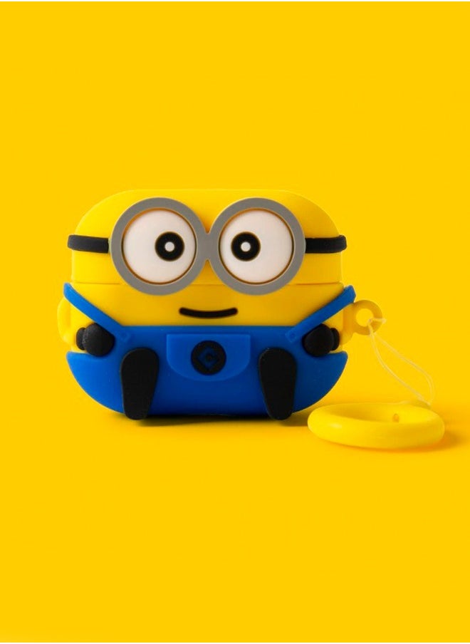 HY Compatible with Apple AirPods Pro/Pro 2 Silicone Protective Case Cover Minion Dave  - Image 1