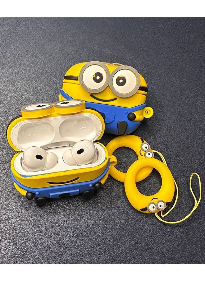 HY Compatible with Apple AirPods Pro/Pro 2 Silicone Protective Case Cover Minion Dave  - Image 2