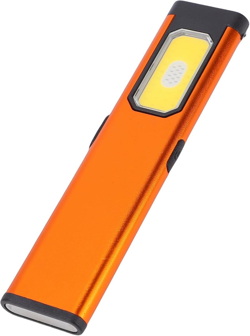 Magnetic EDC Flashlight, Aluminum Alloy, 5 Lighting Modes, for Car Repair, Outdoor Emergencies (Orange) - Image 4