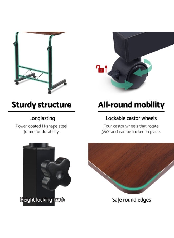 طاولة جانبية قابلة للطي – طاولة معدنية متحركة وعملية - Image 1
