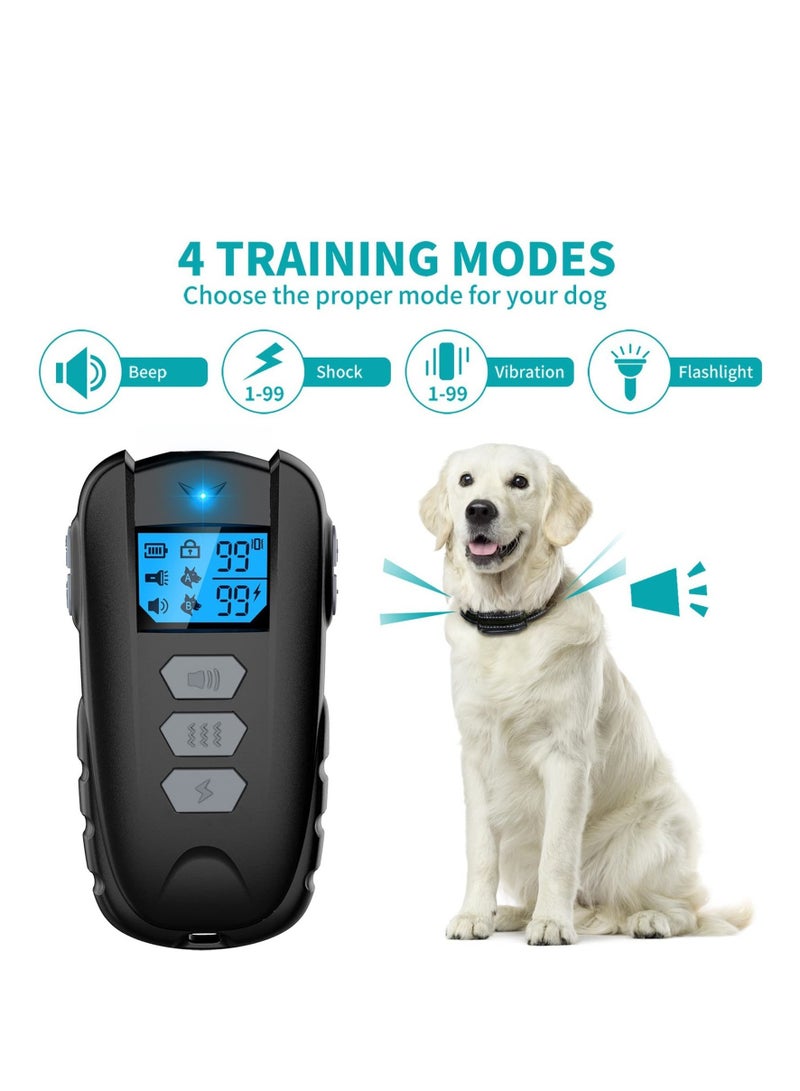 Barakah Dog Training Collar, Dog Shock Collar with 1650Ft Remote, IPX7 Waterproof Dog Collar with Beep - Image 3