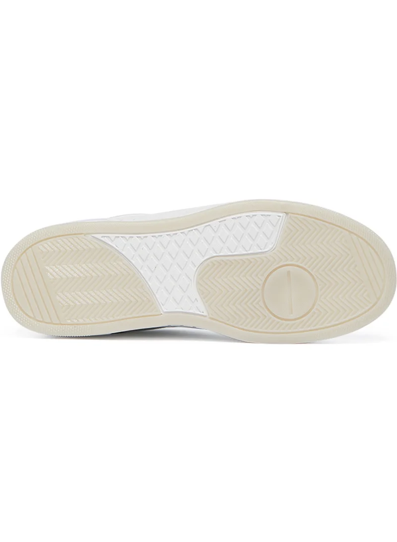 U.S. Polo Assn. Women's White Low-Top Sneakers - Stylish Lace-Up Design, Perfect for Casual Adventures