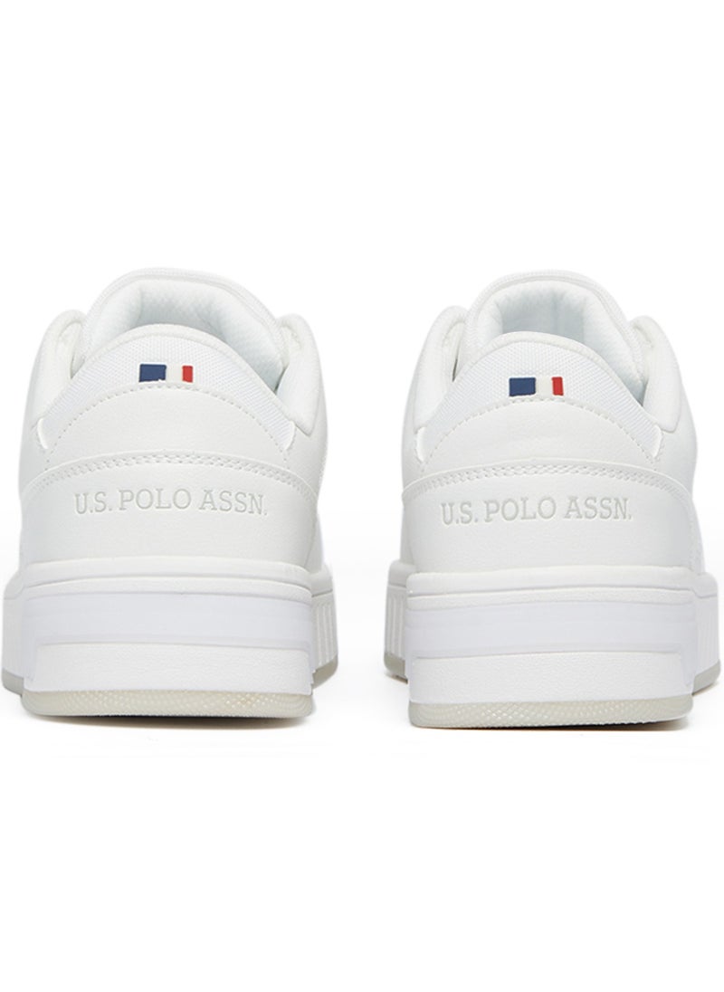 U.S. Polo Assn. - Women's White Low-Top Sneakers - Stylish Lace-Up Design, Perfect for Casual Adventures - Image 1