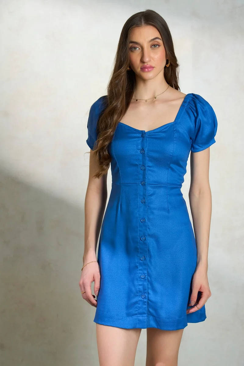 Virgio Lyocell Shift Brunchwear Dresses for Women