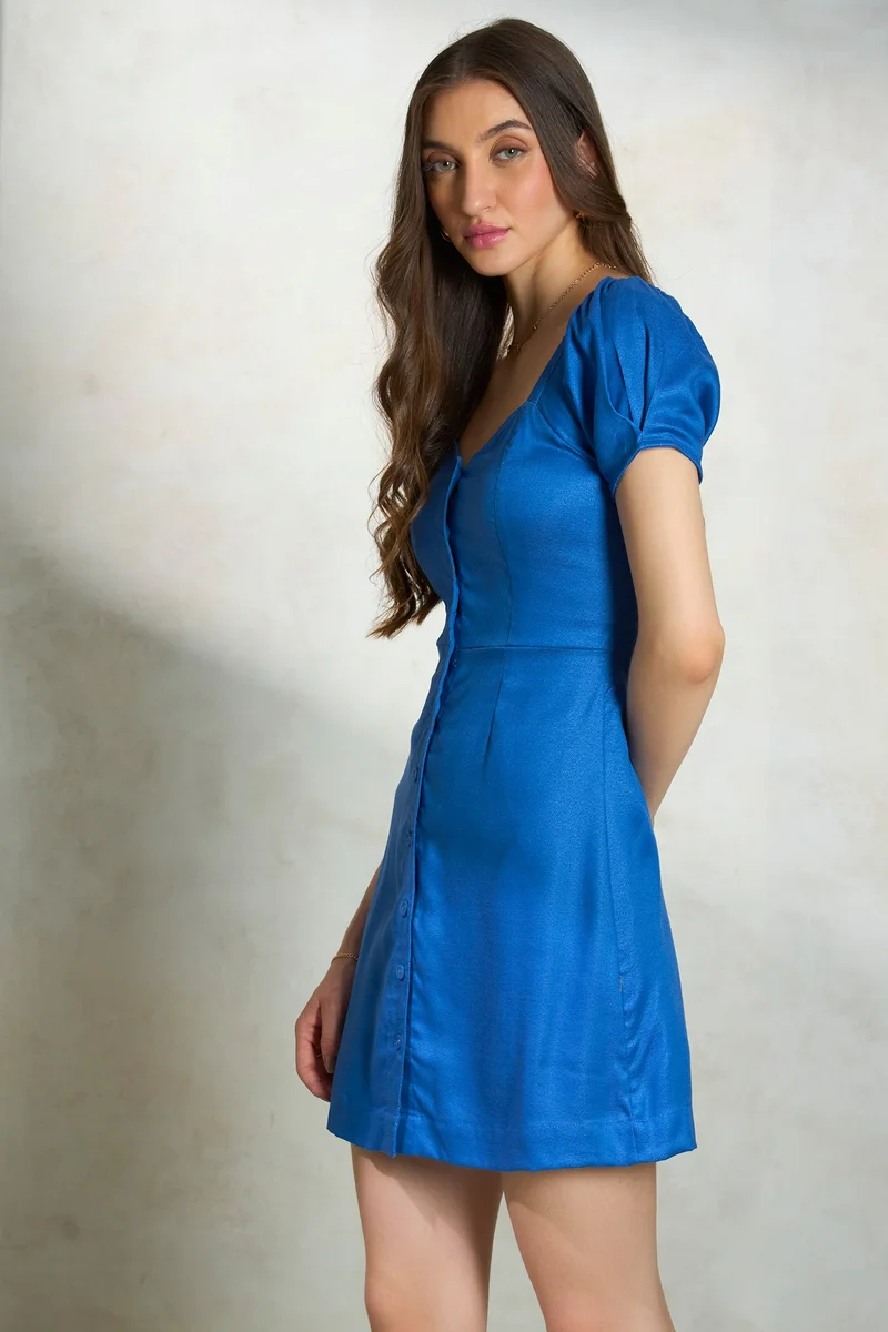 فيرجيو Lyocell Shift Brunchwear Dresses for Women
