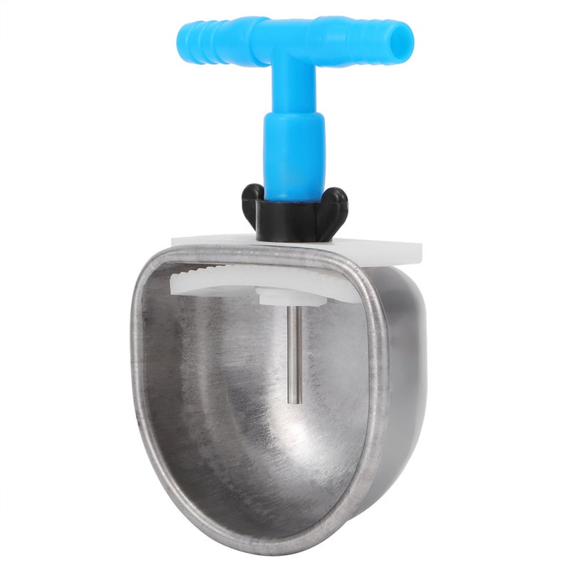 5Pcs Stainless Steel Automatic Rabbit Drinker Nipple Drinking Bowl Waterer Farm AccessorySmall Bowl with Tee Connector - Image 5