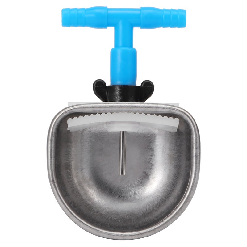 5Pcs Stainless Steel Automatic Rabbit Drinker Nipple Drinking Bowl Waterer Farm AccessorySmall Bowl with Tee Connector - Image 4