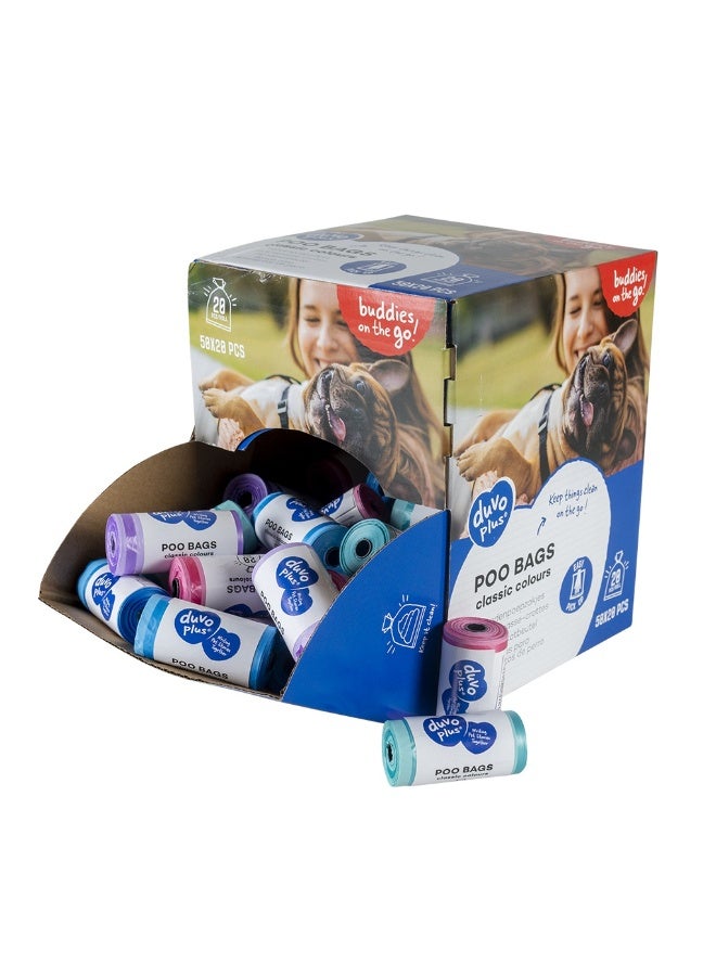 Duvo + Duvo+ Classic Colour Poo Bag Multicolour - 1 Pc - Image 1