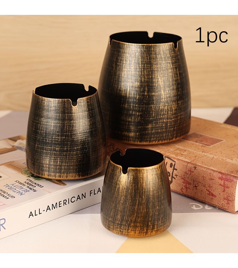منفضة سجائر حديدية/متنوعة الأنواع/كوب إبداعي مقاوم للغبار/للاستخدام في البار/كي تي في/الفندق - Image 1