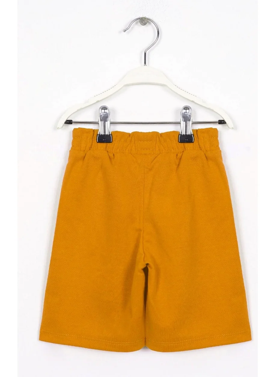 زيبكيدز USA Printed Mustard Color Boy Capri