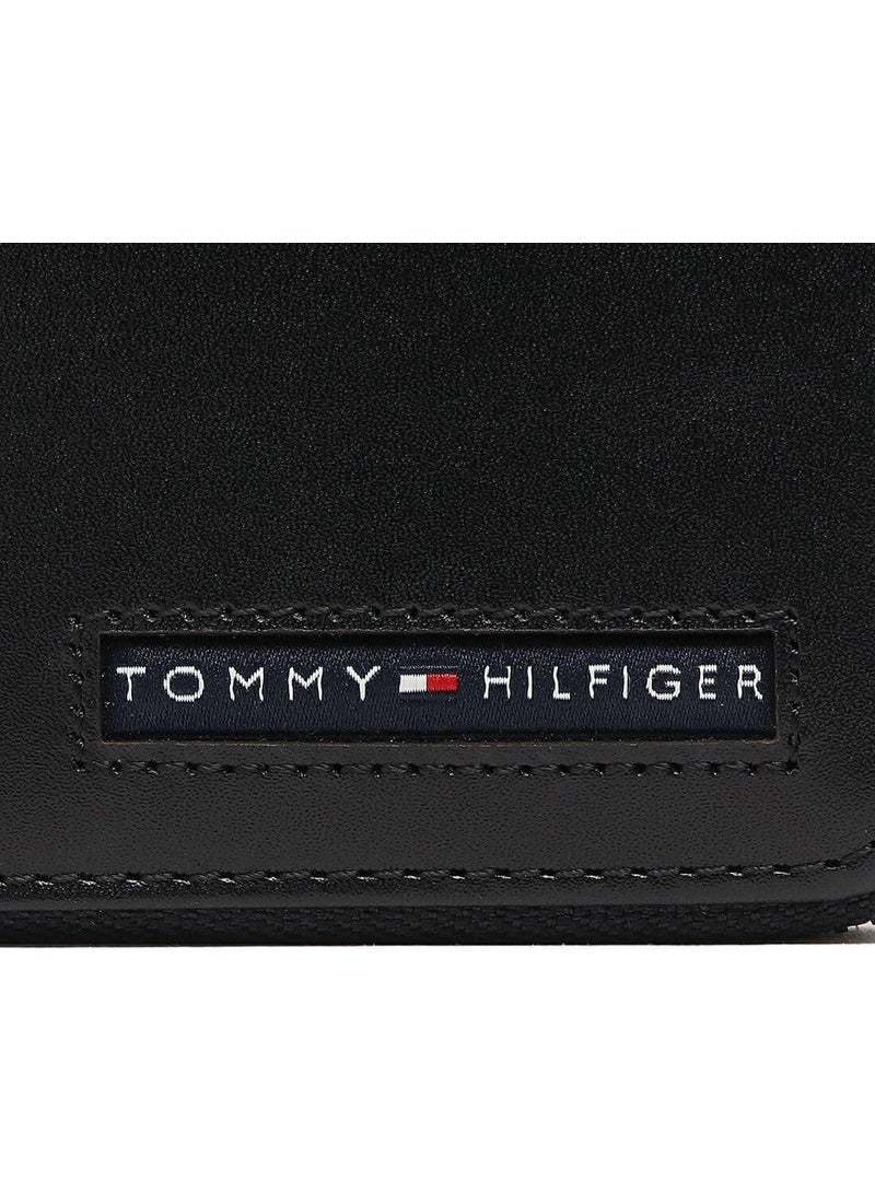 Hilfiger Denim Tommy Hilfiger Zip-Around Wallet – Elegant Black Unisex Modern Design - Image 3