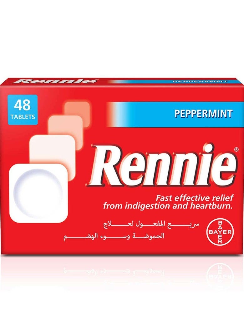RENNIE Peppermint Tablets 