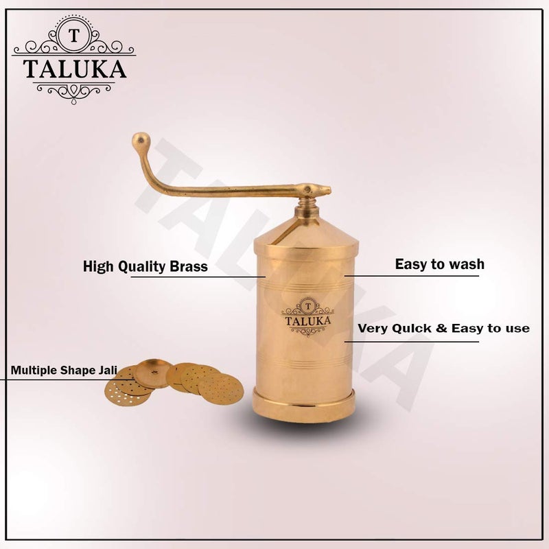 Taluka صانع سيف سوايا جاتيا من النحاس النقي تالوكه مع غطاء سفلي قابل للإزالة ماكينة ضغط موروكولو جانثيكولو - Image 5