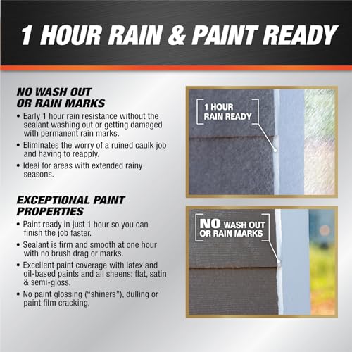 DAP Dynaflex Ultra Advanced Exterior Sealant, Light Gray, 10.1 Oz (7079818219) - Image 4