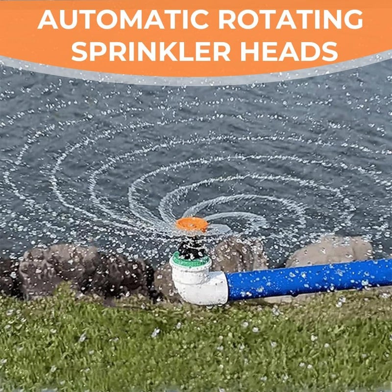 HASTHIP ® 10Pcs Garden Sprinkler Mist Spray Nozzles, 360 °Swivel Sprinkler Heads for Drip Irrigation System, Slow Watering Spray Nozzles for Lawn, Greenhouse & Plant Cooling - Image 3