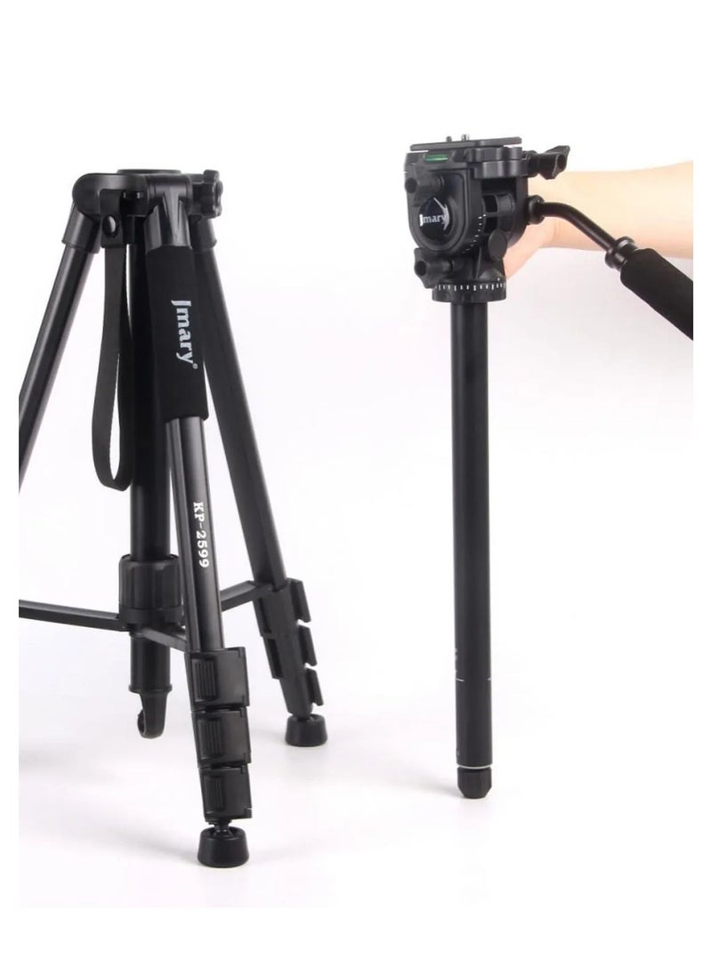 Jmary Jmary Kp-2599 Professional Aluminium Tripod For DSLR  - Image 1