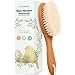KeaBabies Wooden Baby Hair Brush for Toddler Girls Boys Infant Cradle Cap Brush Newborn Baby Comb Soft Goat Bristles Comb for Newborn Girl Boy Hair Scalp Styling Bath Essentials Golden Oak Regular - Image 2