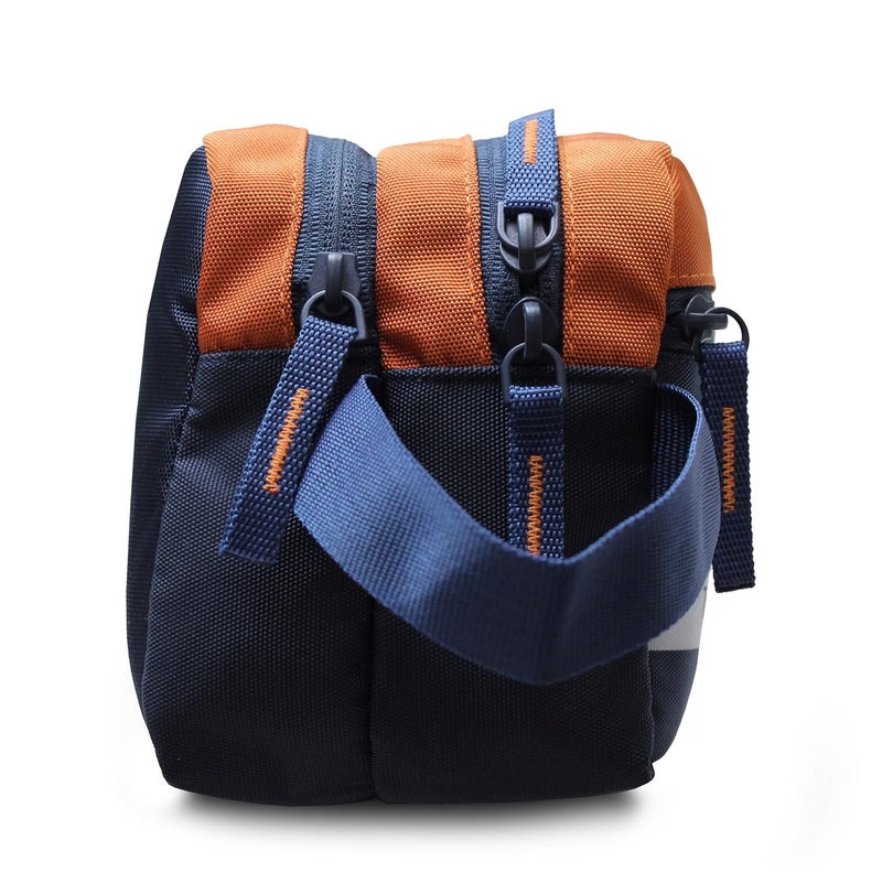 SFANE Toiletry Bag for Men & Women Makeup Pouch, Travel Essentials Travel Organizer Travel Pouch for Men for Travel Kit for Toiletries, Wash Bag (Orange) - Image 5