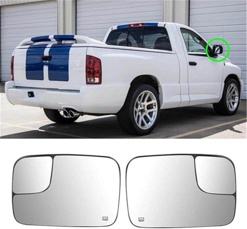 Wivplex Heated Rearview Mirror Glass for Dodge Ram - Image 3