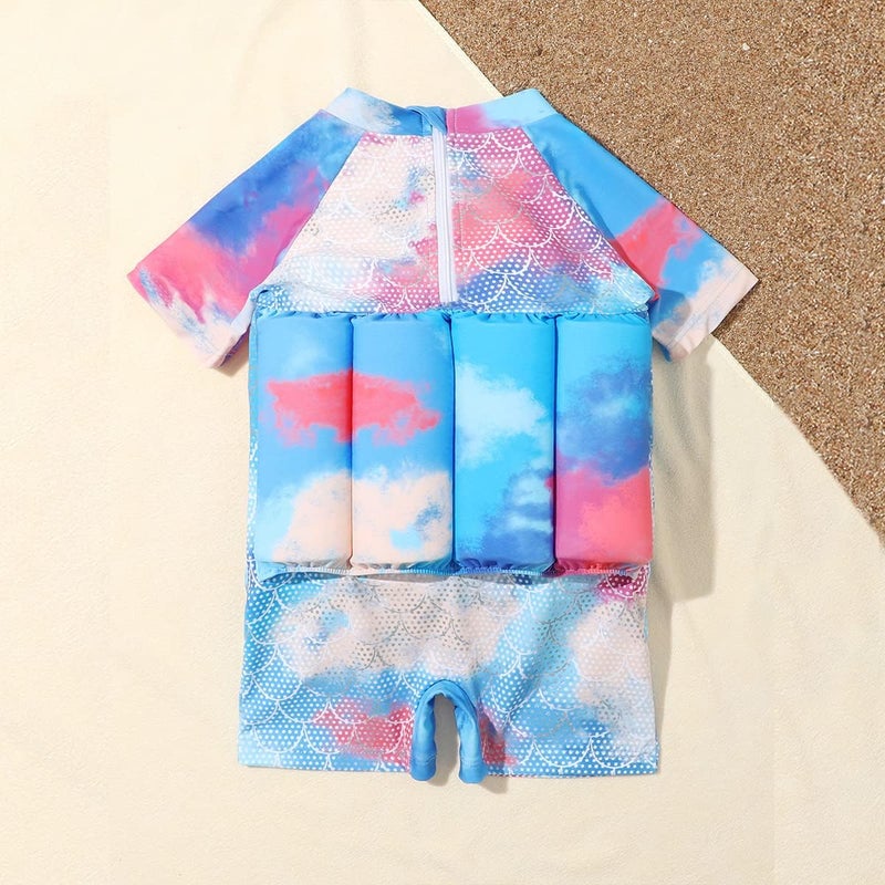 IDOPIP Kids Boys Girls Floatation Swimsuit with Adjustable Buoyancy Baby Float Suit Swim Vest One Piece Swimwear Bathing Suit - Image 4