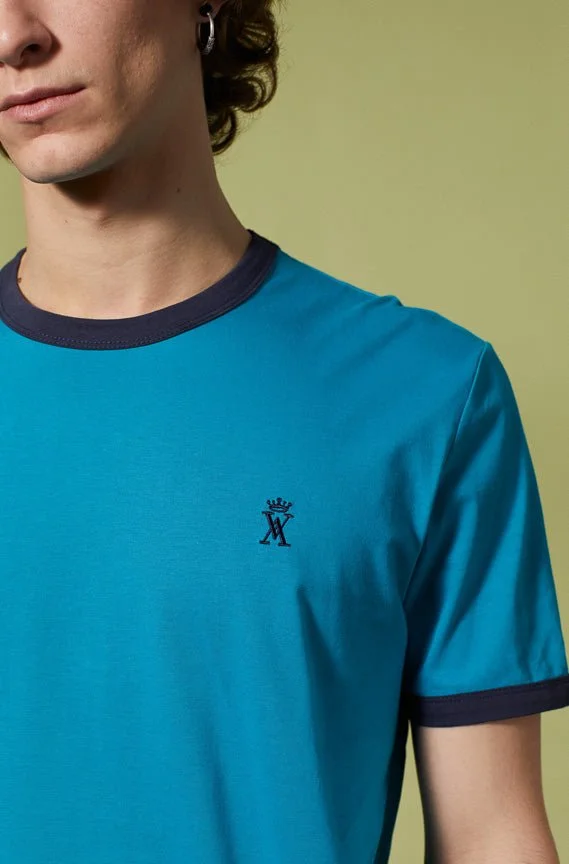 Vicomte A. Tibot Turquoise T-Shirt 100% Cotton