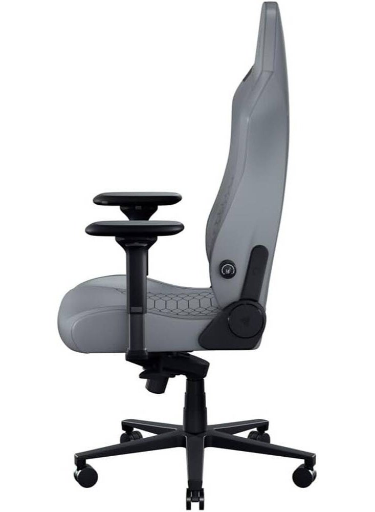 RAZER Iskur V2 NewGen Ergonomic Gaming Chair, HyperFlex 360° Adjustable Lumbar Support, Gen-2 EPU Leather with CoolTouch, 4D Armrests, 153° Recline, Dual-Density Cold-Cured Foam, Steel Frame, High Back, 136kg Capacity, Grey | RZ38-04901000-R3G1 - Image 2