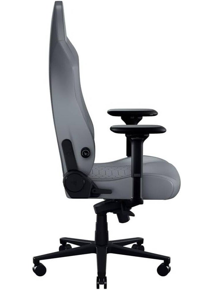 RAZER Iskur V2 NewGen Ergonomic Gaming Chair, HyperFlex 360° Adjustable Lumbar Support, Gen-2 EPU Leather with CoolTouch, 4D Armrests, 153° Recline, Dual-Density Cold-Cured Foam, Steel Frame, High Back, 136kg Capacity, Grey | RZ38-04901000-R3G1 - Image 5