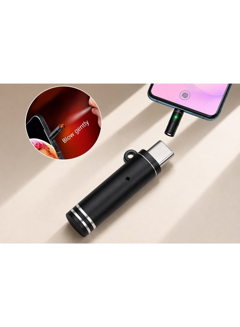 Type-C Portable Lighters, Cell Phone Port and Electric Lighter, USB-C Portable Outdoor Pocket for Emergency Flameless and Gass - Image 3