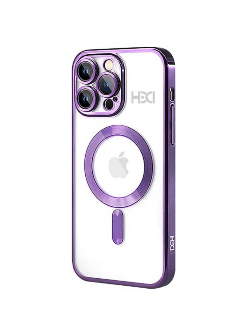 HDD iPhone 15 Pro Max Back Case Purple