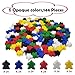 AiFanS 144 Pieces Meeples Game Tokens Opaque Board Game Pieces in 6 Colors Perfect for Board Games with Convenient Portable Storage Box - Image 4