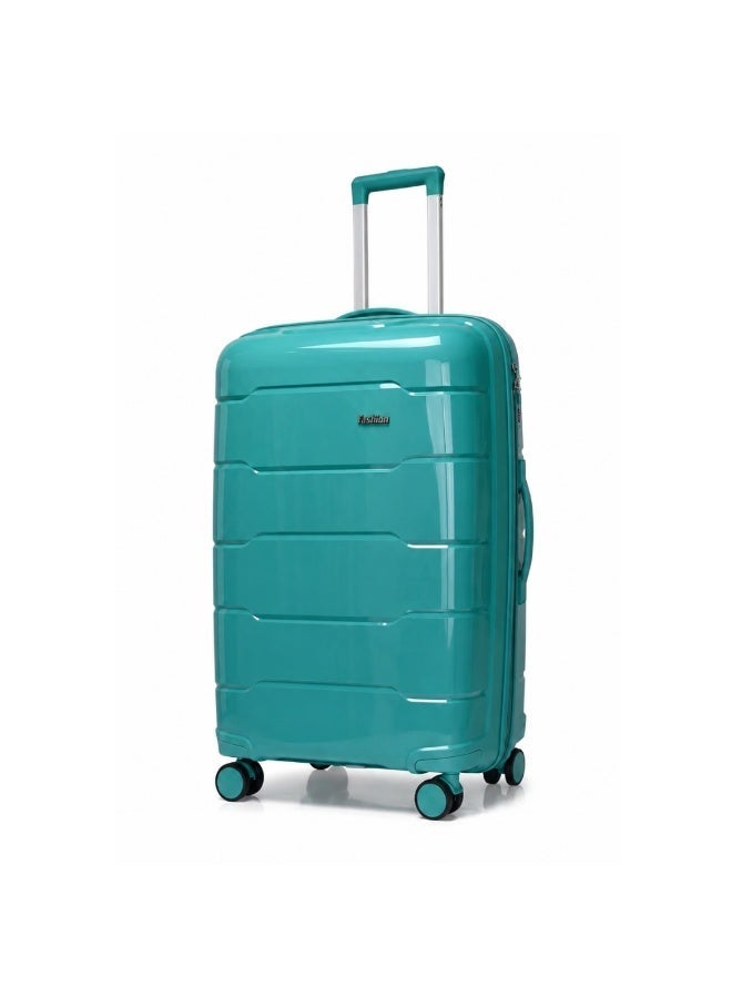 POGAGO 28 Inch/30kg Large  Suitcase for Travel – Lightweight PP Unbreakable Hard Shell Luggage with 360° Spinner Wheels, Combination Lock & Aluminium Telescopic Handle - Image 1