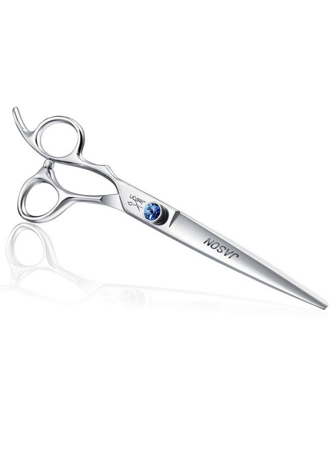 JASON Left Handed 7" Straight Dog Grooming Scissors, Premium Cats Grooming Shears Pets Trimming Kit with Offset Handle and a Jewelled Screw, Sharp, Comfortable - pzsku/Z965A6809B7804079DBB6Z/45/_/1737031376/5e87db32-02e3-449b-9212-d73789a199cf